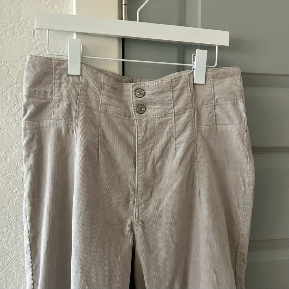 NWT Free People Jayde Cord High Rise Flare Pants - Picture 4 of 5